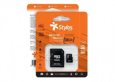 STYLOS MEMORIA MICRO SD STMS161B 16 GB