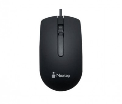 PZA, Mouse Nextep Alámbrico USB 1000 dpi Color Negro, Fechaped: 2024-02-13
