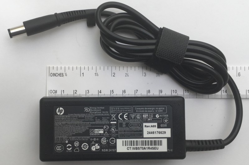 *Cargador Original HP 18.5V, 3.5A, TIP 7.4*5.0, 65W