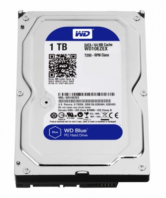 Disco Duro Interno Western Digital WD10EZEX Blue 3.5'', 1TB, SATA III, 6 Gbit/s, 7200RPM