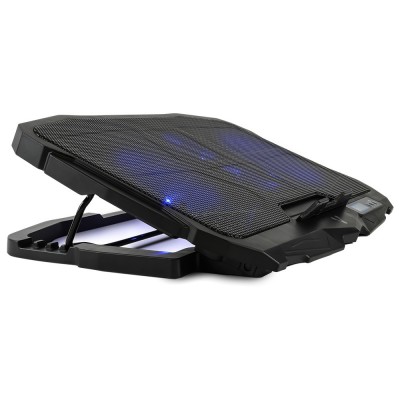 *Base enfriadora Vorago CP-301 laptop hasta 17 pulgadas 5 posiciones LED 4 ventiladores