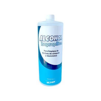 *Alcohol isopropilico SILIMEX , Azul, 1 LT