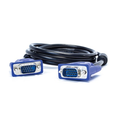 Cable VGA VORAGO CAB-106, 2 m, VGA (D-Sub), VGA (D-Sub), Negro