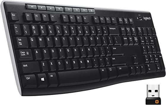 Teclado Logitech K270 Inalambrico USB 2.0 Negro