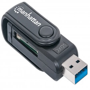 *LECTOR TARJETAS USB 3.0 24 EXT EN 1 Manhattan 101981